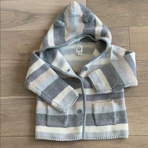 Bear Garter Hoodie Sweater size 12-18m